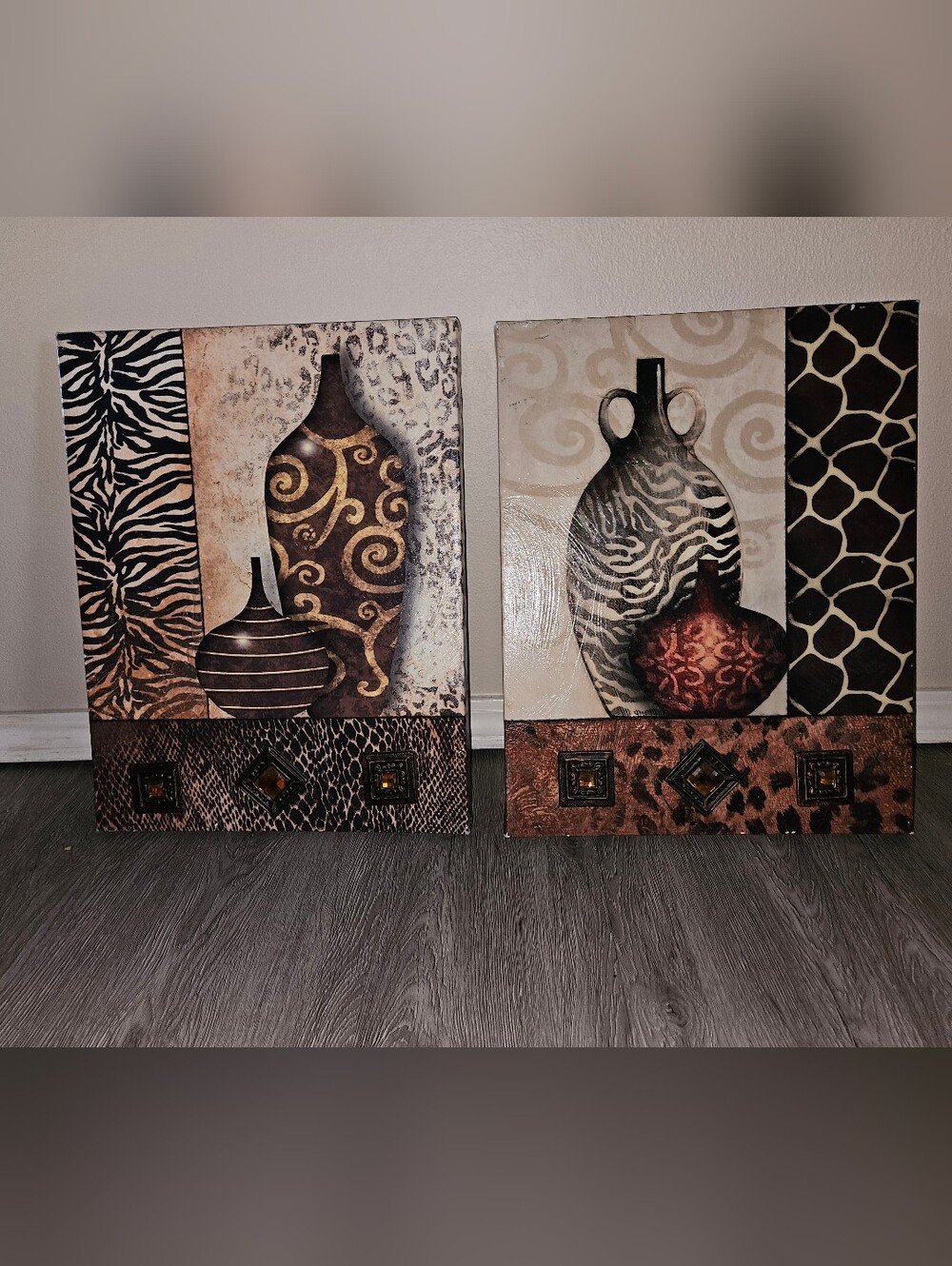 Neutral Decorative Vase Canvas Wall Art